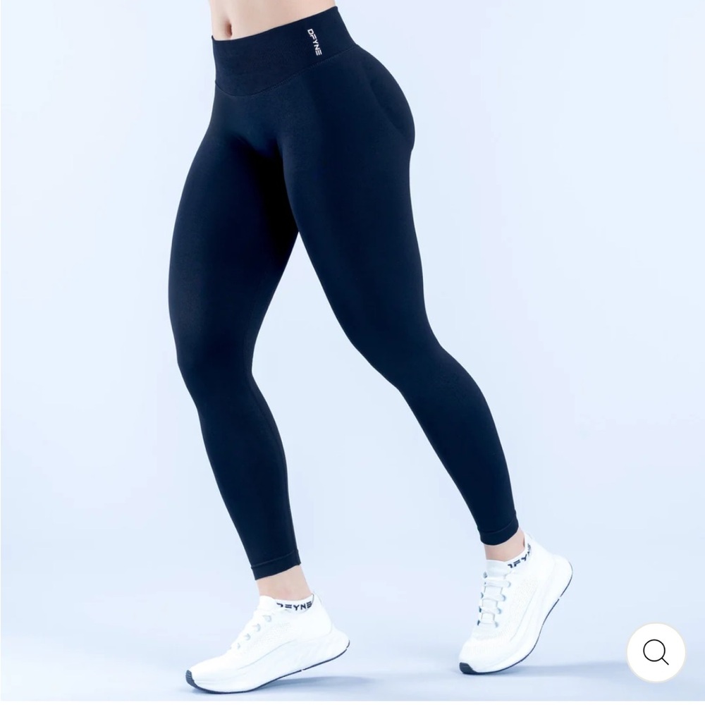 Dfyne Midnight Black Impact Leggings